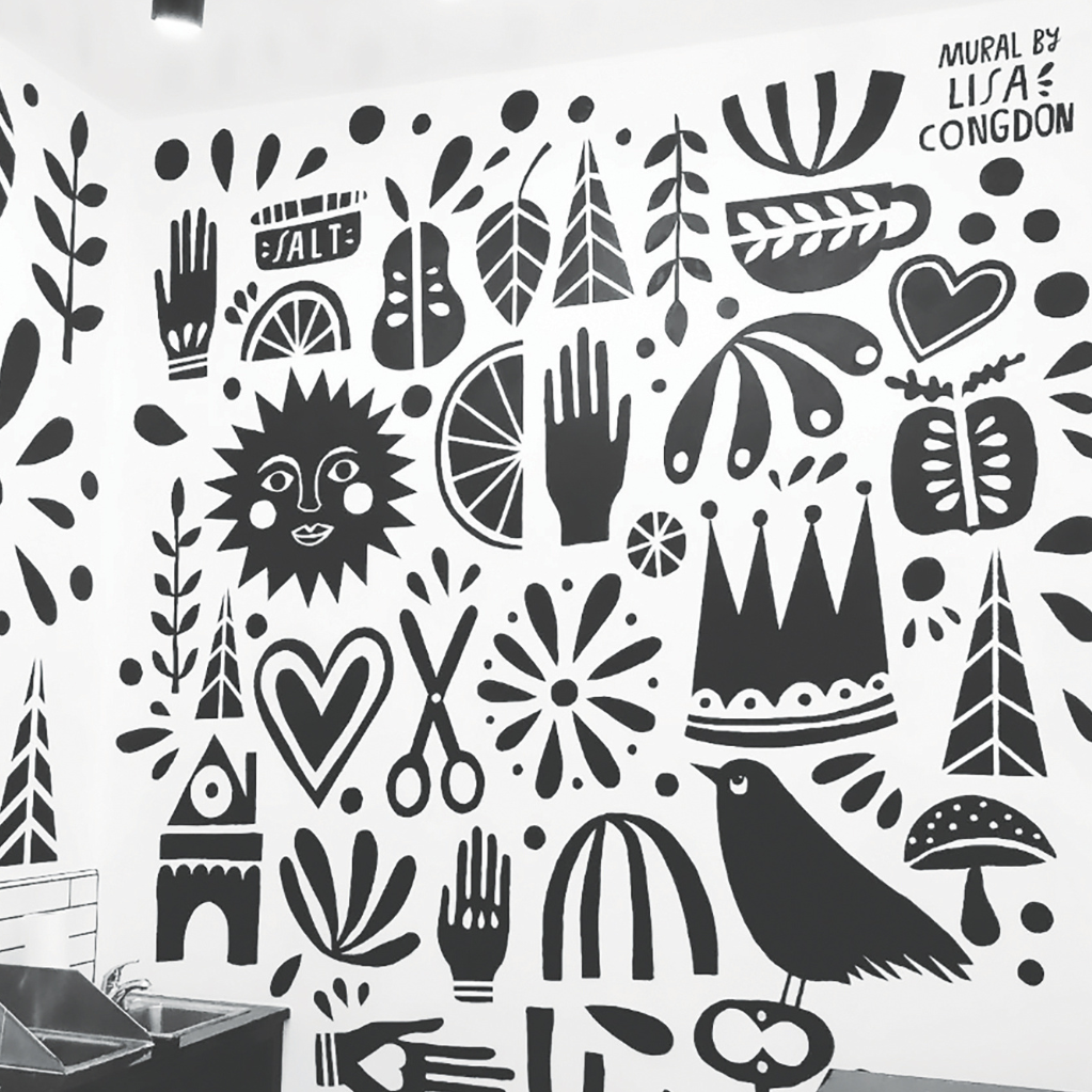 Lisa Congdon Mural Artist