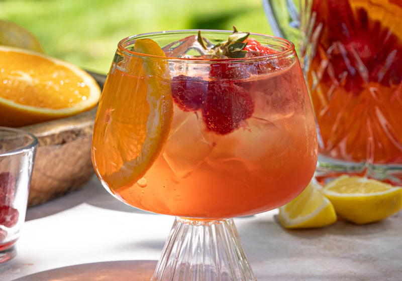 Aperol Rose Sangria