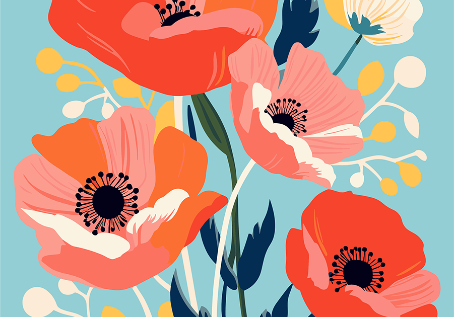 Birth Month Flower Poppy August
