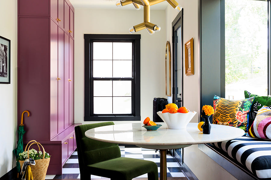 Colorful Breakfast Nook